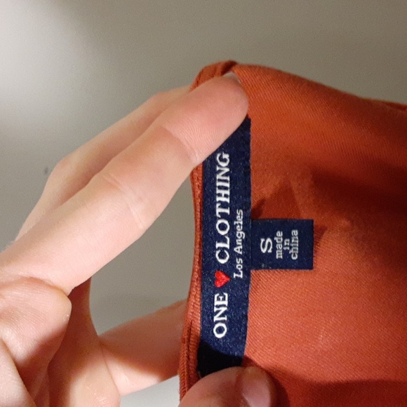 One Clothing burnt orange dress - Picture 5 of 5